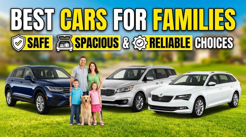 Best Cars for Families: Safe, Spacious & Reliable Choices